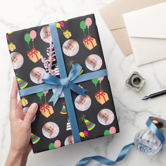 Verjaardagsfoto Inpakpapier (Geschenken)