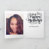 Verjaardagsfoto Kaart (Binnen)