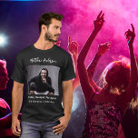 Verjaardagsfoto man mythe legende naam fun t-shirt<br><div class="desc">Personaliseer en voeg je eigen foto toe van de verjaardagsjongen/het man. Personaliseer en voeg een naam,  leeftijd 40 en een tekst toe. Tekst: Het Man,  de mythe,  de legende.</div>