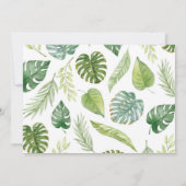 Verjaardagsfoto met schattige safari-dieren bedank bedankkaart (Achterkant)