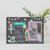 Verjaardagsfoto Notenkraker Party Kerstballet Kaart (Staand voorkant)