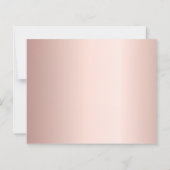 Verjaardagsfoto roze god Save the Date kaart (Achterkant)