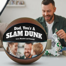 Verjaardagsfoto'' slam dunk!'' Personaliseer