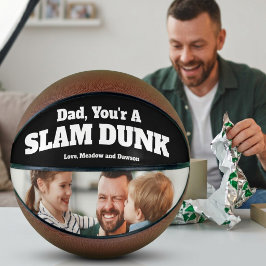 Verjaardagsfoto'' slam dunk!'' Personaliseer Basketbal