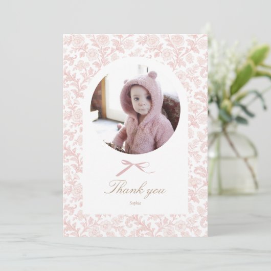 Verjaardagsfoto Some Bunny Bedankkaart (Staand voorkant)