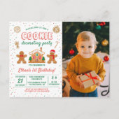 Verjaardagsfoto uitnodiging voor het versieren van (Voorkant)