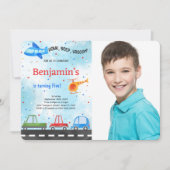 Verjaardagsfoto van het vervoer kaart (Voorkant)