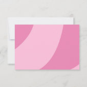 Verjaardagsfoto voor Cute Pink Halloween Bedankkaart (Achterkant)