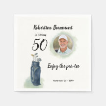 Verjaardagsfoto voor mannen met elegante golf them