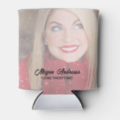 Verjaardagsfotokoeler voor blikjes blikjeskoeler (Voorkant)