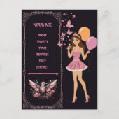 Verjaardagsfotosjabloon die u volledig kunt person briefkaart (Voorkant)