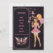 Verjaardagsfototemplate die je volledig kunt perso kaart (Voorkant)