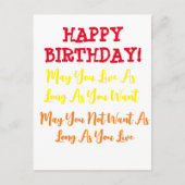 verjaardagsgebed briefkaart (Voorkant)