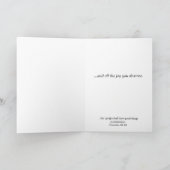 Verjaardagsgebed voor alle goede dingen kaart (Binnen)