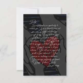 Verjaardagsgebedskaart voor Vader Kaart