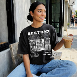 Verjaardagsgebruik voor vader Beste papa ooit Foto T-shirt