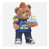 Verjaardagsgelukzaligheid: een perfect feestontwer kubus (Voorkant)