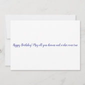 Verjaardagsgelukzaligheid in anime stijl (Achterkant)