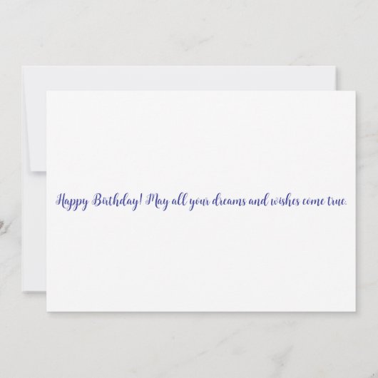 Verjaardagsgelukzaligheid in anime stijl (Achterkant)