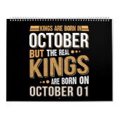 verjaardagsgeschenk | Koningen worden geboren in o Kalender (Hoes)