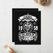 verjaardagsgeschenk | November 1959 De geboorte va Notitiekaartje (Voorkant / Achterkant in situ)