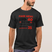 verjaardagsgeschenken van 40 jaar t-shirt (Voorkant)