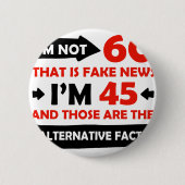 verjaardagsgeschenken van 60 jaar ronde button 5,7 cm (Voorkant)