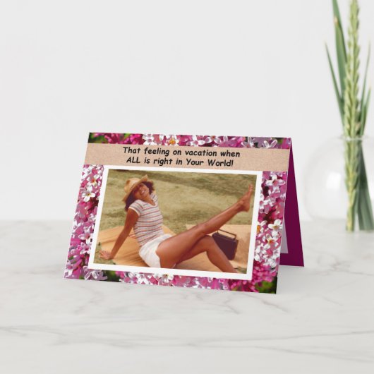 Verjaardagsgevoel Kaart (Voorkant)