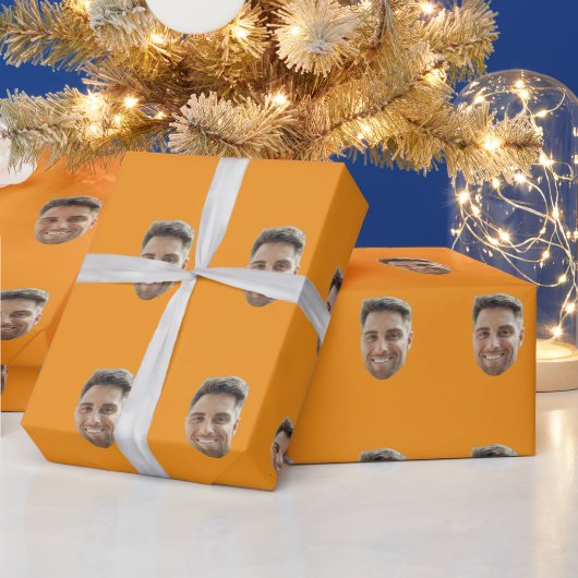 Verjaardagsgezicht Inpakpapier (Feestdagen)