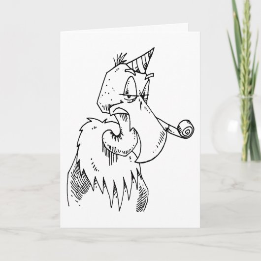 verjaardagsgier kaart (Voorkant)