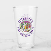 Verjaardagsglas 21e verjaardag glas (Voorkant)