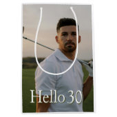 Verjaardagsgolf-30 medium cadeauzakje (Voorkant)