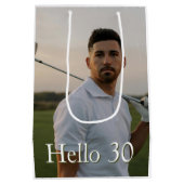 Verjaardagsgolf-30 medium cadeauzakje (Achterkant)