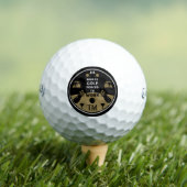 Verjaardagsgolfer op de heuvel golfballen (Insitu Shirt)