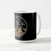 Verjaardagsgolfer op de heuvel koffiemok (Voorkant rechts)