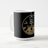 Verjaardagsgolfer op de heuvel koffiemok (Voorkant links)