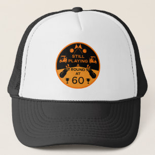 Verjaardagsgolfer op de heuvel trucker pet
