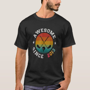 Verjaardagsgolfspeler 9 jaar oud Geweldige sinds 2 T-shirt