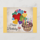 Verjaardagsgroet Briefkaart (Voorkant)