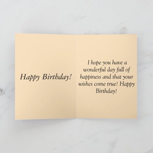  verjaardagsgroet met bloemenboeket kaart (Binnen)