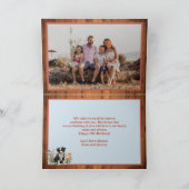 Verjaardagsgroet met foto binnen kaart (Binnen)