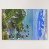 Verjaardagsgroet Nugget Point Lighthouse Jigsaw Legpuzzel (Horizontaal)