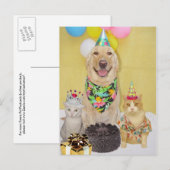 verjaardagsgroet of uitnodiging (Voorkant / Achterkant)