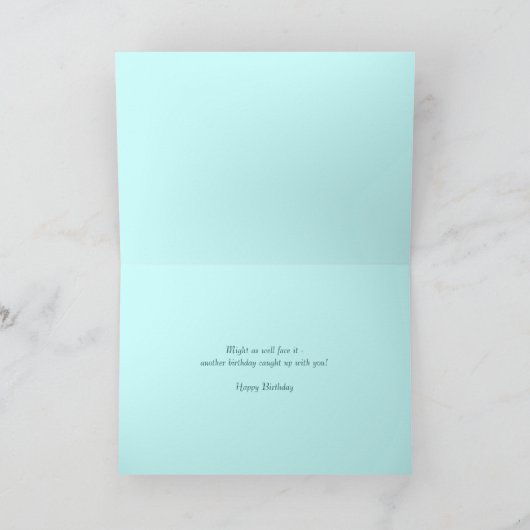 Verjaardagsgroet - Schildpad Kom Uit Je Schelp Kaart (Binnen)