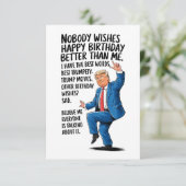 Verjaardagsgroet Trump Kaart (Staand voorkant)