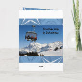 Verjaardagsgroet - Tussen de bergen Kaart (Achterkant)