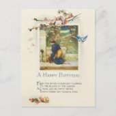 Verjaardagsgroet uit het begin van de 1900's briefkaart (Voorkant)