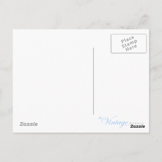 Verjaardagsgroet Washington Briefkaart (Achterkant)