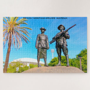 Verjaardagsgroeten Adelaide  Australië Legpuzzel