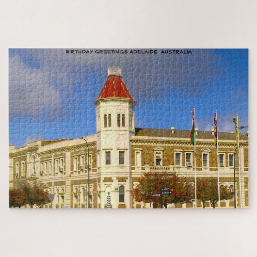 Verjaardagsgroeten Adelaide Australië Legpuzzel (Horizontaal)